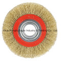 10′′ Brass Coated Steel Wire Cup Brush